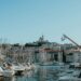 Petites barques serrees dans le bassin du Vieux-Port de Marseille